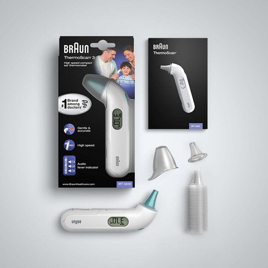 Braun ThermoScan 3 Contact White Ear Zdjęcie produktu 46