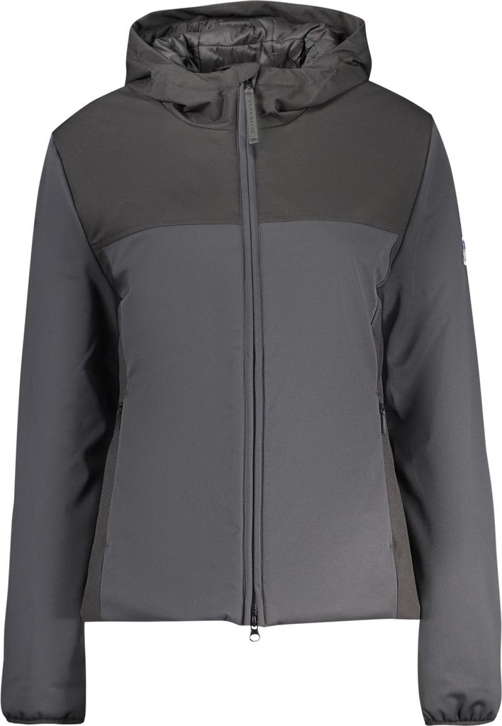 Damenjacke Schwarz mit Kapuze & Taschen - Nachhaltig, Elegant