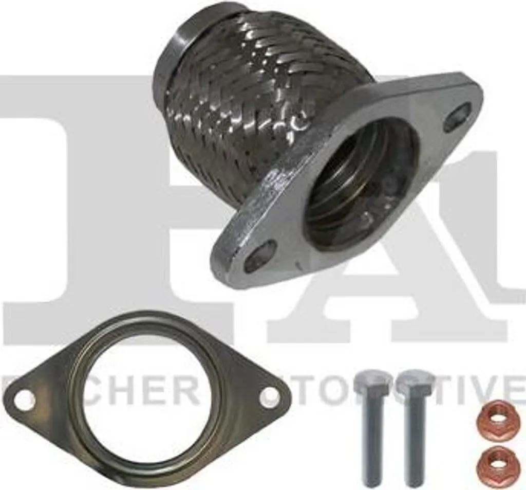 Tuyau flexible d'échappement renforcé anti-vibration pour Palio