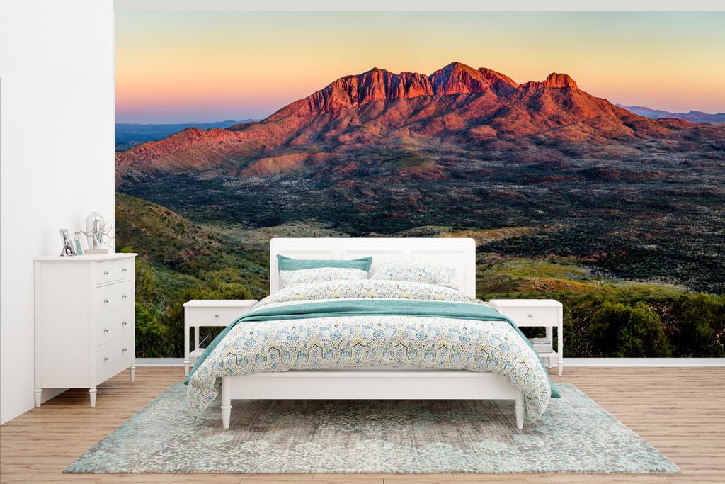 MuchoWow Fototapete für Wohnzimmer oder Schlafzimmer Wandtapete Vinyl Motivtapete Felsen in Australien - 395x220 cm - Tapezier Papier