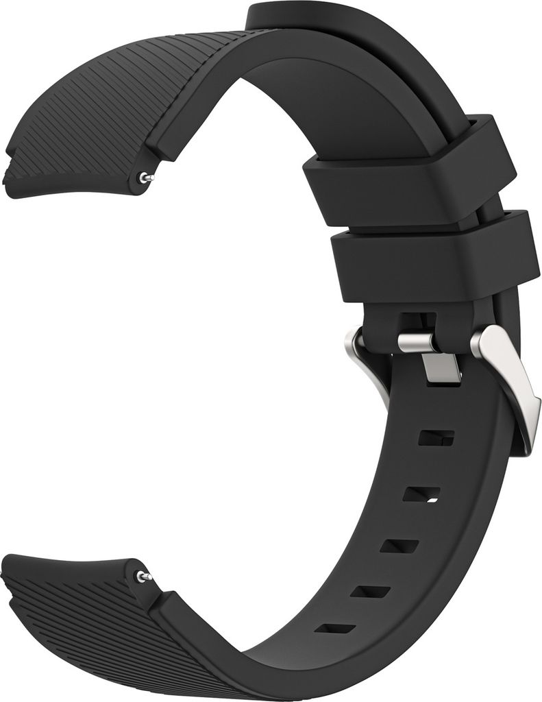 imoshion Flexibles Silikonarmband - Universelle 20 mm Anschluss - Schwarz