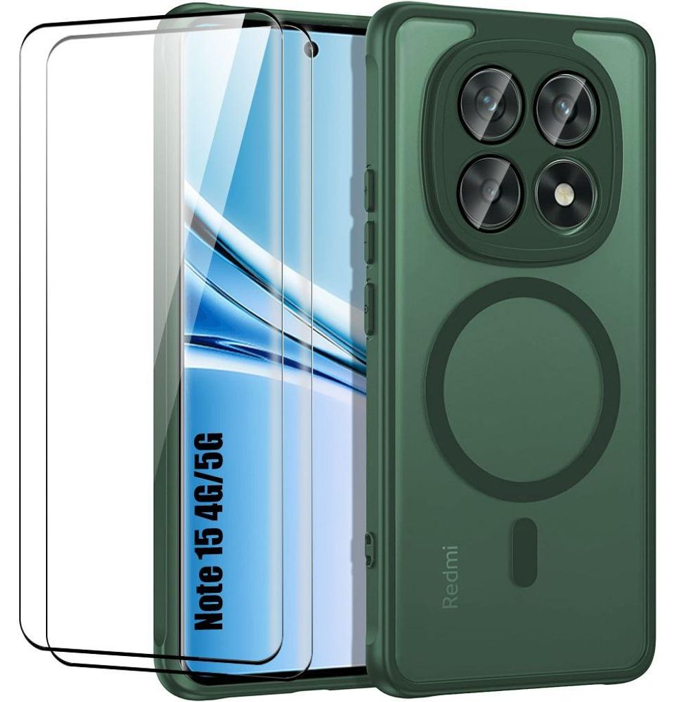 Coque + 2 Verres Trempés pour Xiaomi Redmi Note 15 5G/4G, Image du produit 
