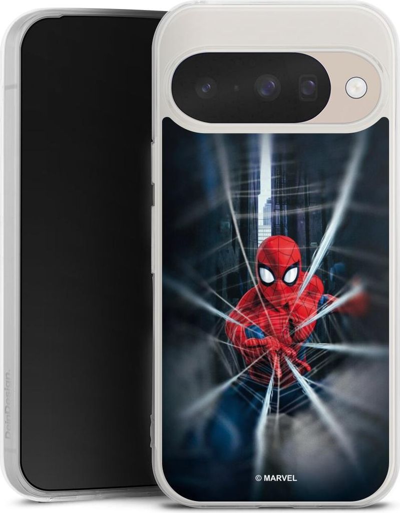 DeinDesign Handyhülle für Google Pixel 10 Silikon Hülle Case Smartphone Schutzhülle Kinofilm Marvel Spider-Man