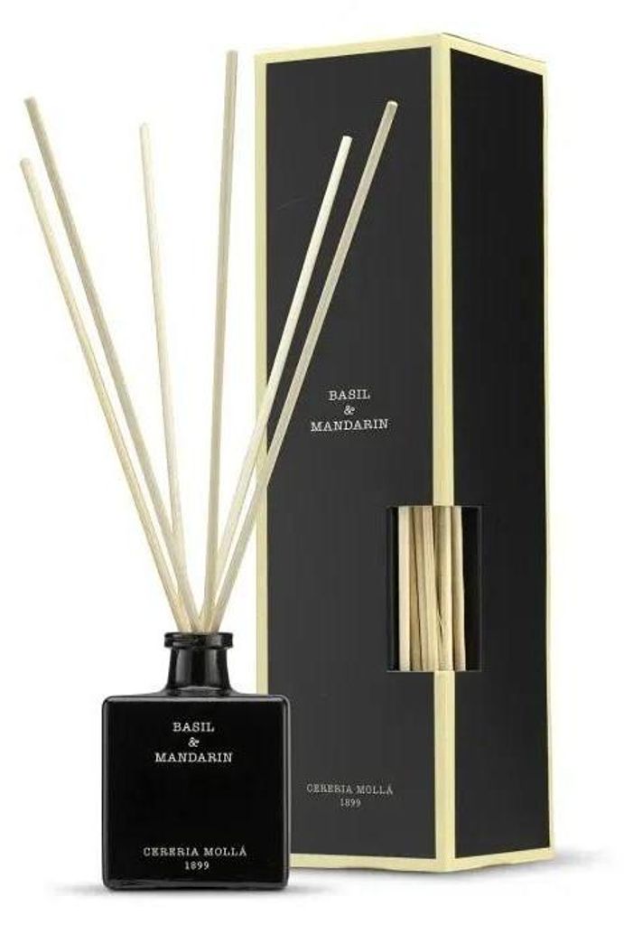 Cereria Molla 1899 Reed Raumduft Diffuser 100ml Basil & Produktbild 