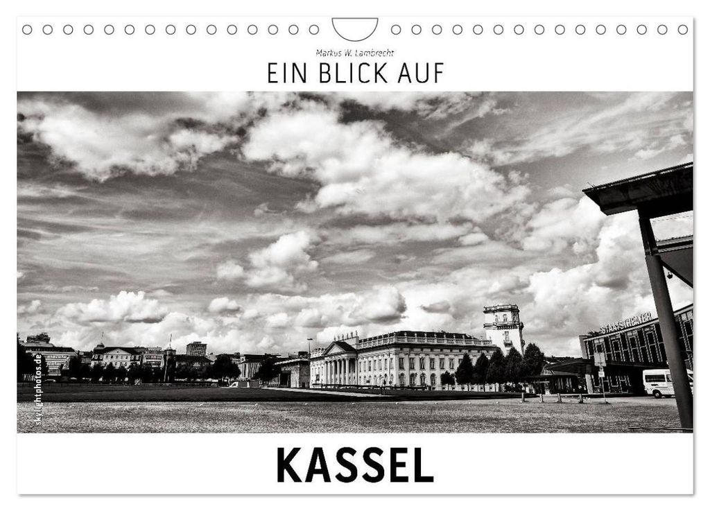 Ein Blick auf Kassel (Wandkalender 2027 DIN A4 quer), CALVENDO Monatskalender