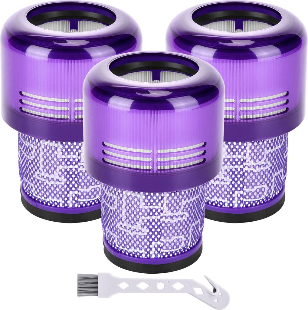 V11 Filter für Dyson, 3er Pack Ersatzfilter für Dyson V11 Absolute/Animal/Torque Drive V15 Detect SV14 Cordless Vacuum Cleaner. Vergleichen mit T...