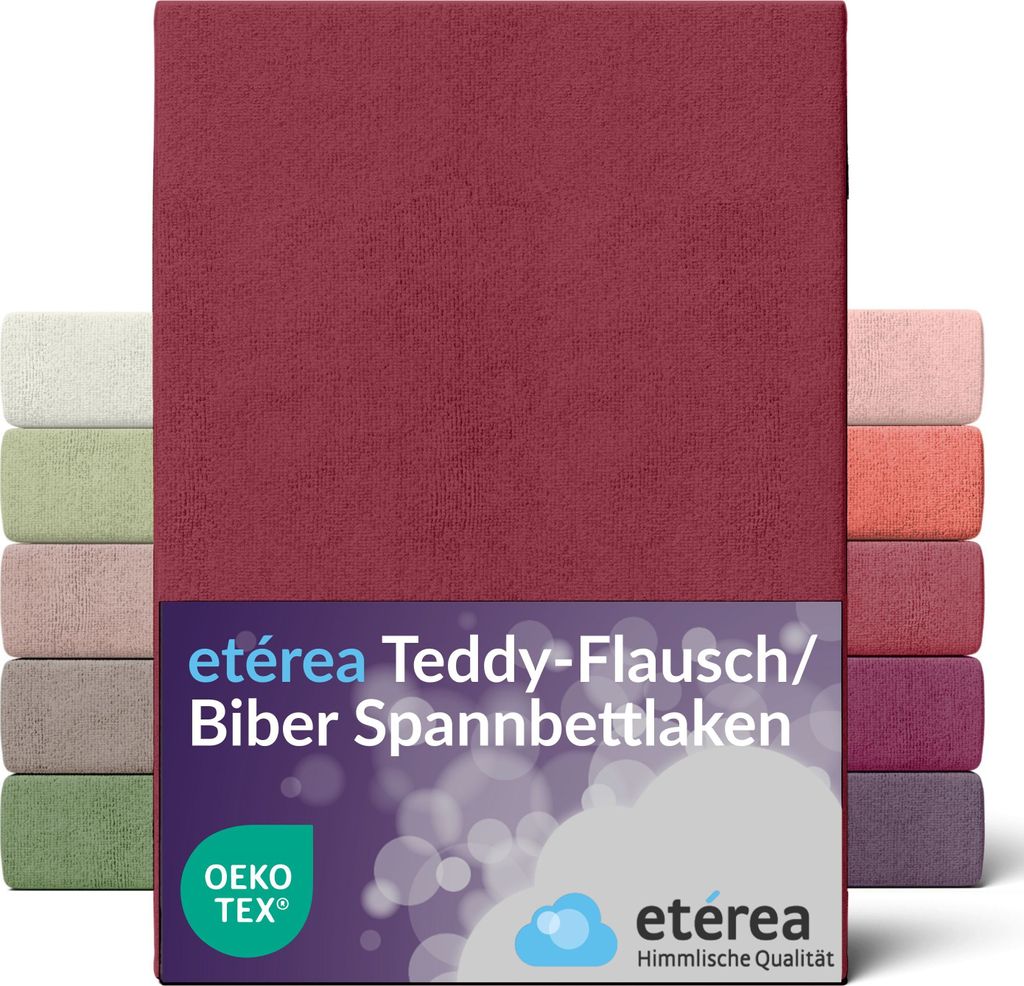 etérea Teddy Fleece Spannbettlaken 80% Baumwolle  20% Produktbild 