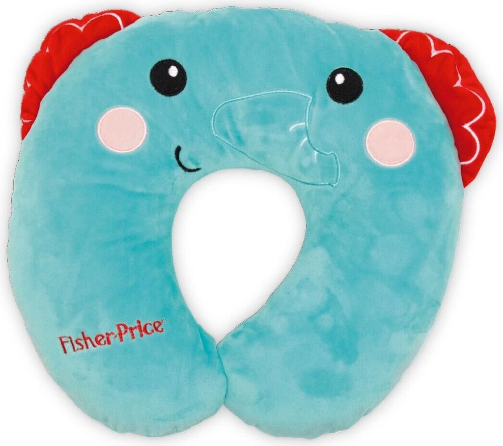 Fisher-Price Nackenkissen Elefant Kissen Kinderkissen Babykissen