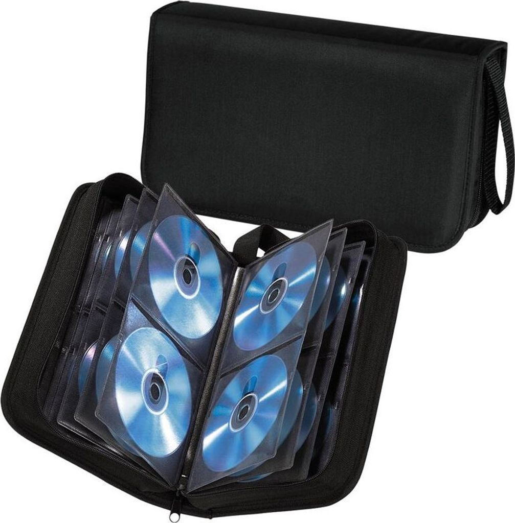Hama 33832 80er CD-/DVD-Tasche Wallet schwarz, 1 St. Immagine del prodotto 