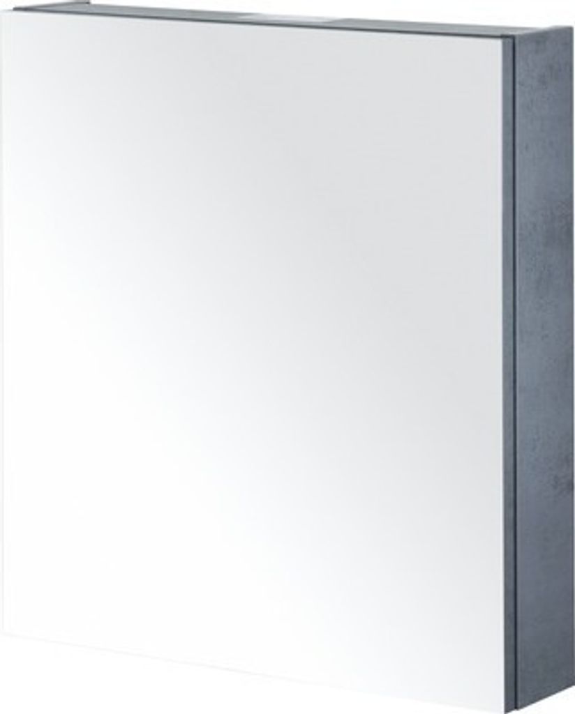 Spiegelschrank Sanox 60 x 13 x 65 cm beton anthrazit 1-türig