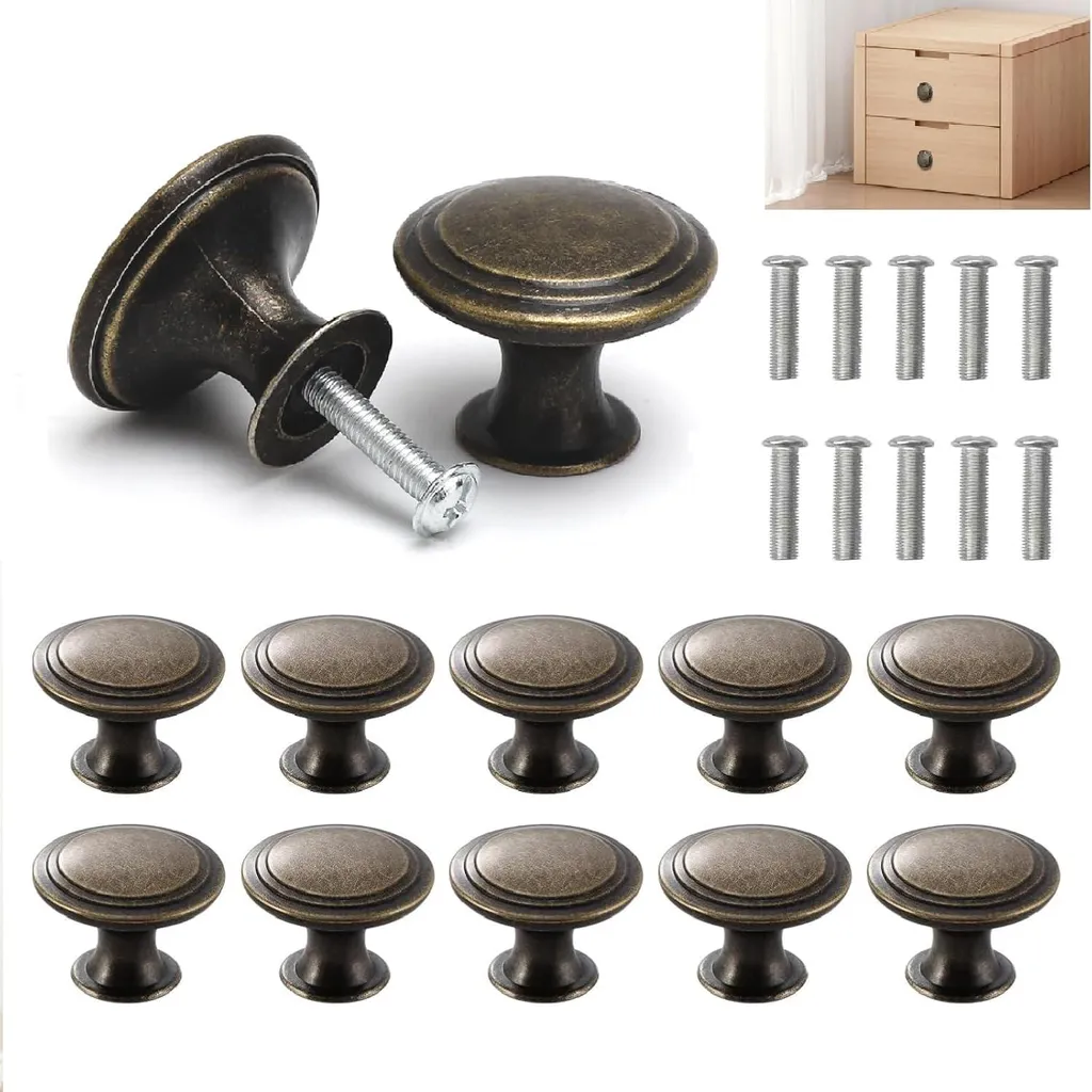 Boutons de Meubles Cuisine Vintage pour Rénovation Buffet et Commode