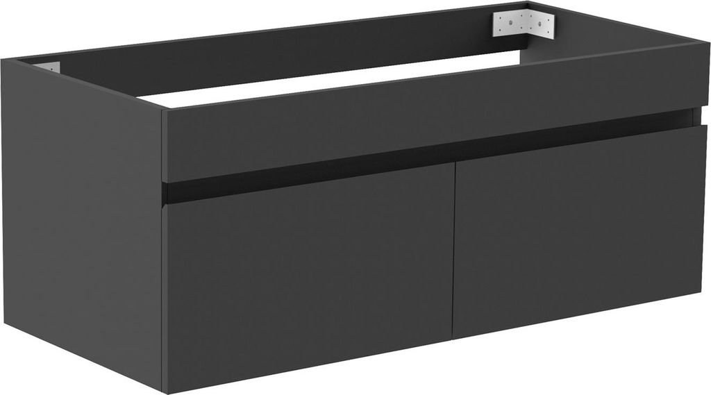 Acezanble Meuble salle de bain anthracite mat sans lavabo, Image du produit 