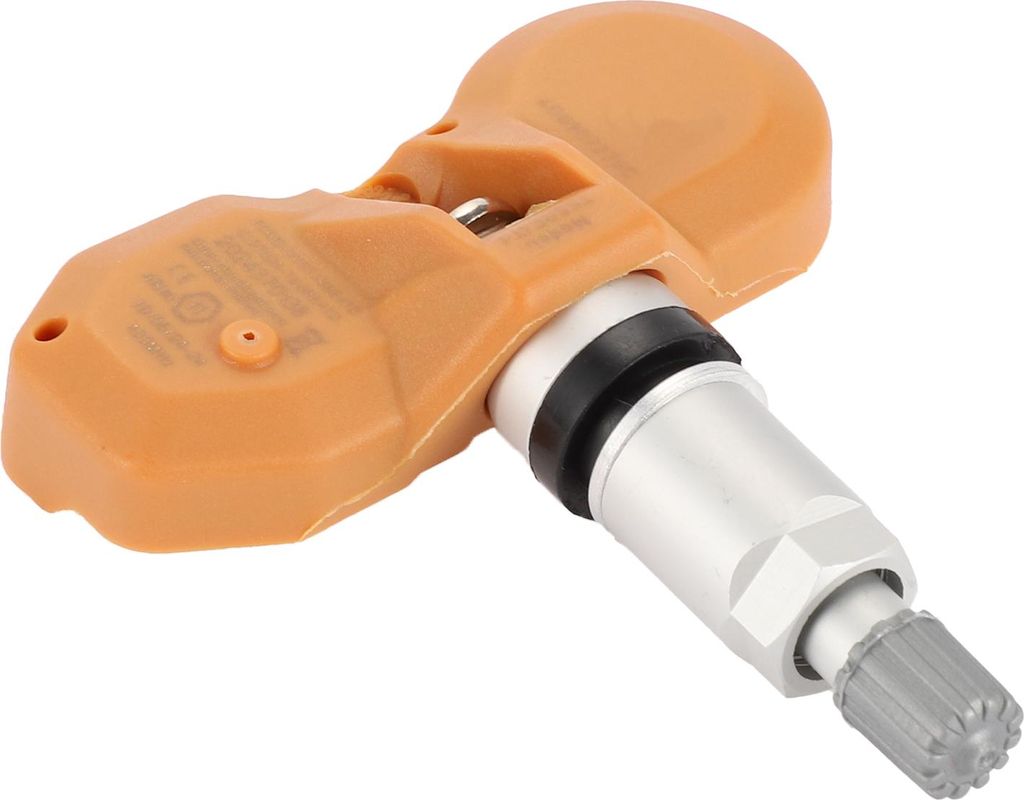 Reifendrucksensor Nr. 4D0907275C, Reifeninnendrucküberwachungssensor für Volkswagen Phaeton 2004-2006, Metall Gummi Kunststoff Orange Langlebig