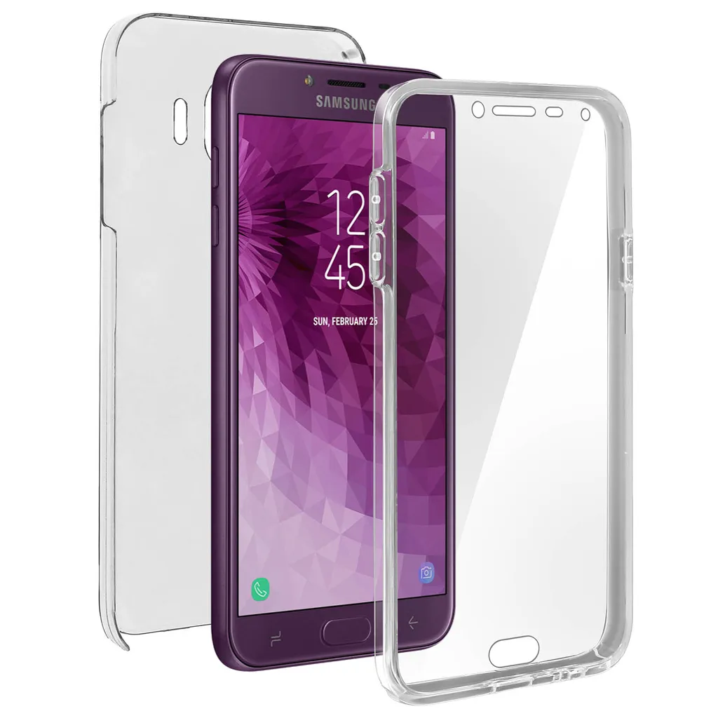 Custodia Integrale Avizar per Samsung J4 - Cover 360 Shockproof - 2
