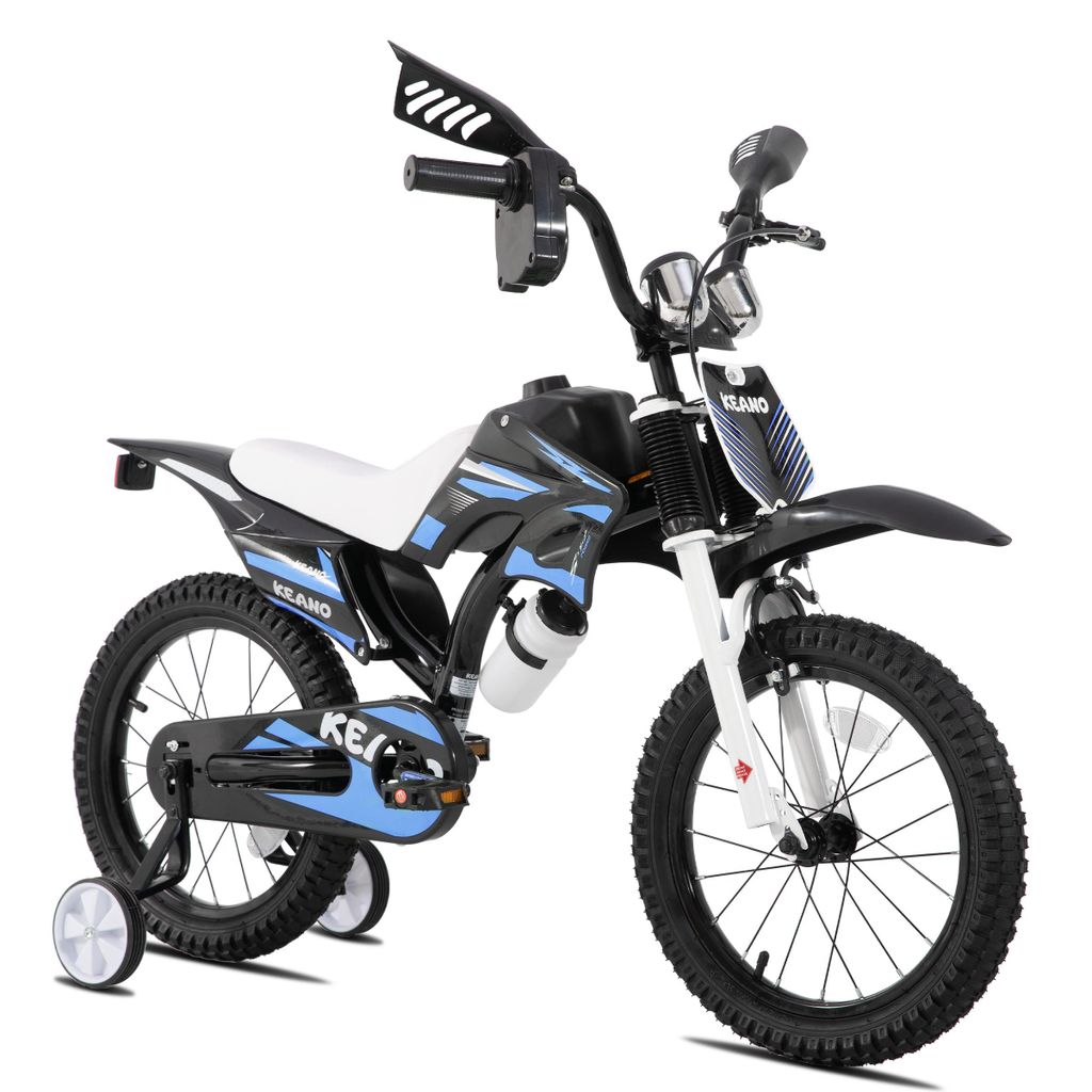 JOYSTAR 16 Zoll Kinderfahrrad im Motorradstil für 3-8 Produktbild 