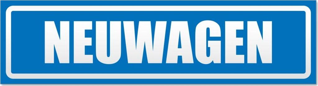 Neuwagen invertiert Magnetschild Schild magnetisch