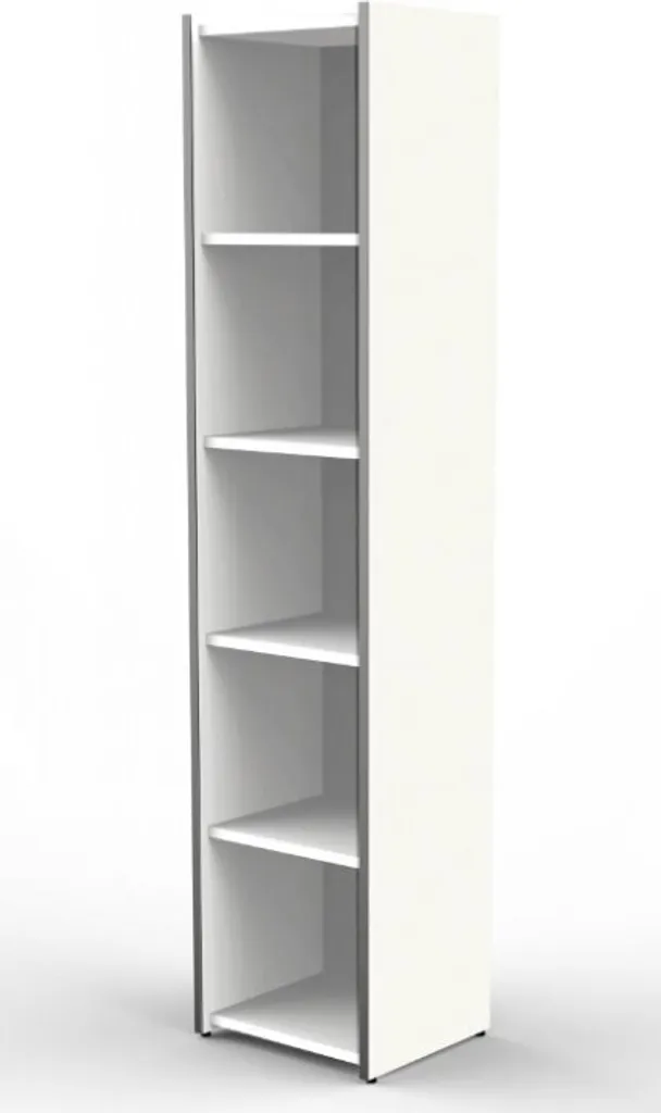 Étagère à dossiers VARI 5OH blanche étroite pour gagner de la place - 3