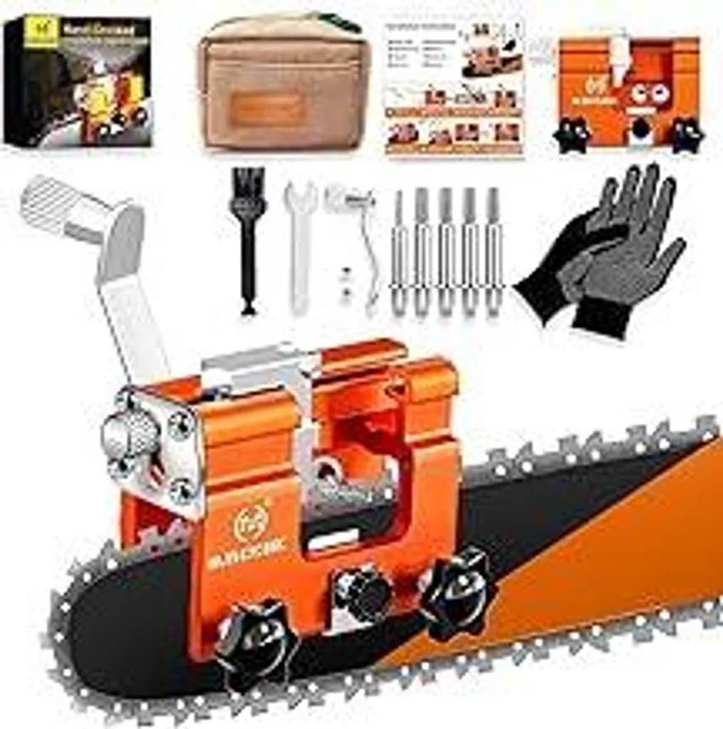 Kit Affilatura Motosega Portatile OMCCHK - Facile e Veloce per Tutti