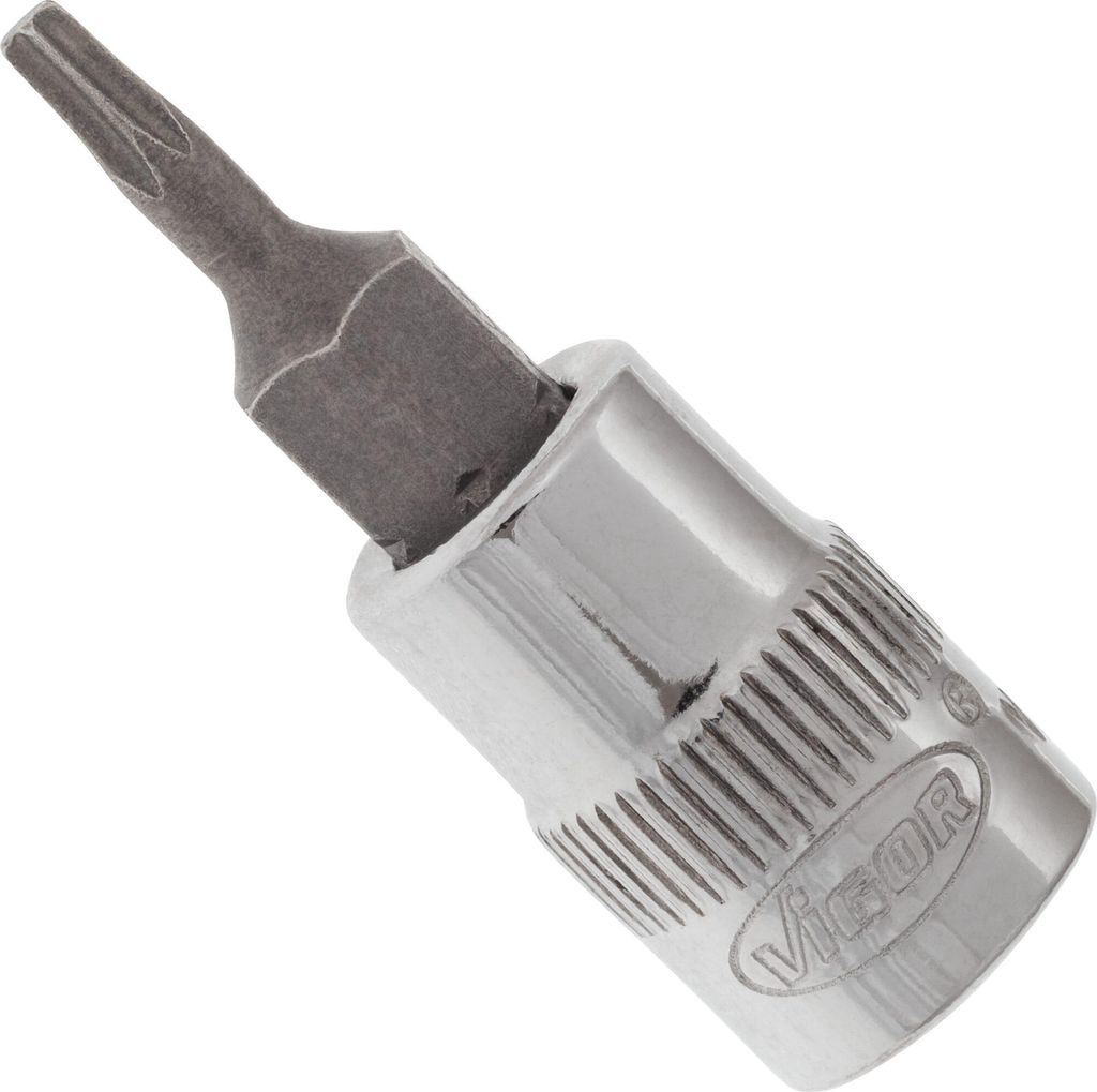 VIGOR Schraubendrehereinsatz V2595N 1/4" T Profil SW T9