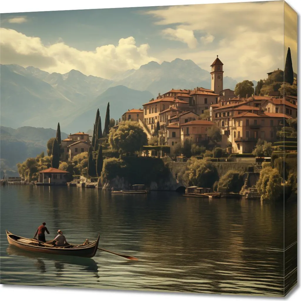 Quadro Materico 60x60 Nostalgia Serena - L'Eccellenza del Design Italiano