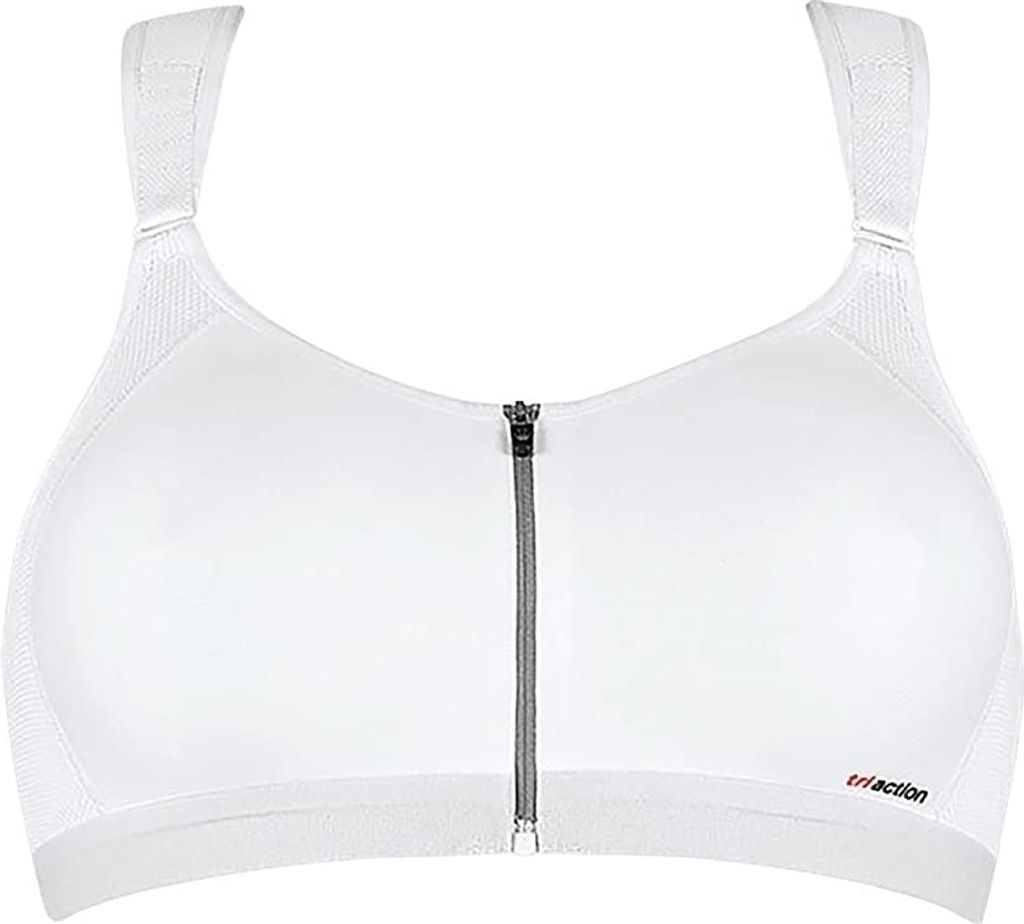 Triaction Control Boost F, Farbe: White 03/0003, Größe: 90B Sport BH mit Frontverschluss