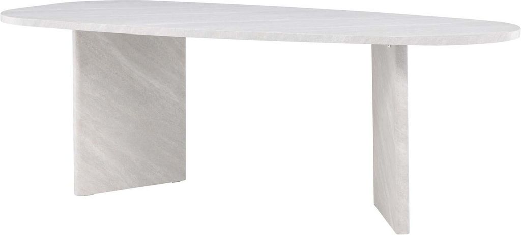 FURNLUX Tavolo da pranzo Gronvik Marble Grey 100cm / Immagine del prodotto 