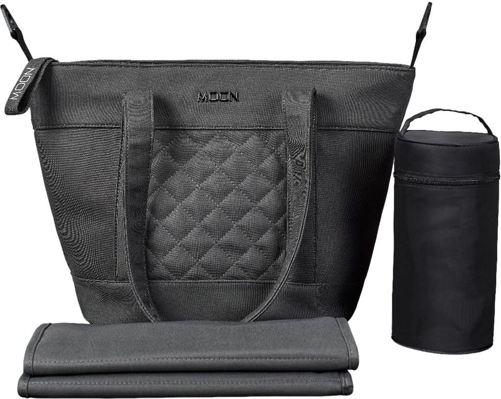 Moon V-Shape Bag / Wickeltasche, Farbe/Dessin:Anthrazit