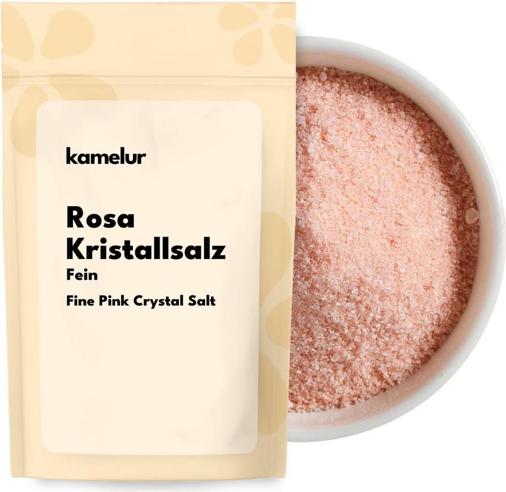 Kamelur Rosa Kristallsalz aus Pakistan, feines Salz Steinsalz 10kg