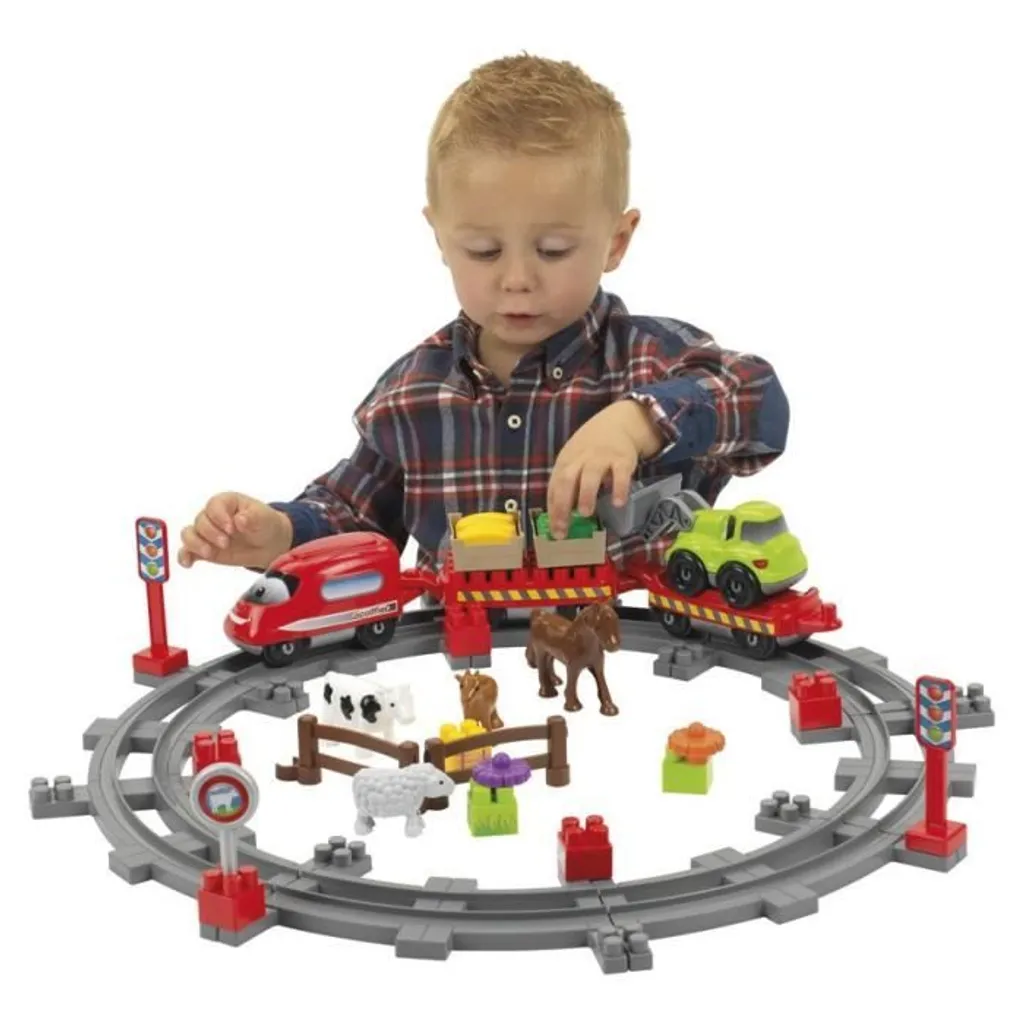 Premier Circuit de Train sans Risque et Facile à Monter Ecoiffier - 3