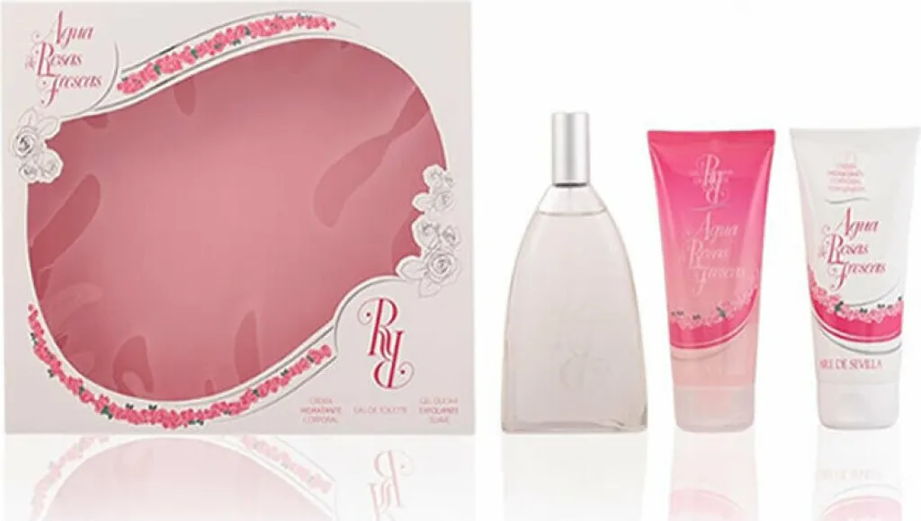 Aire de Sevilla Eau de Roses Fraîches Coffret Parfum 3 Pièces 150 ml