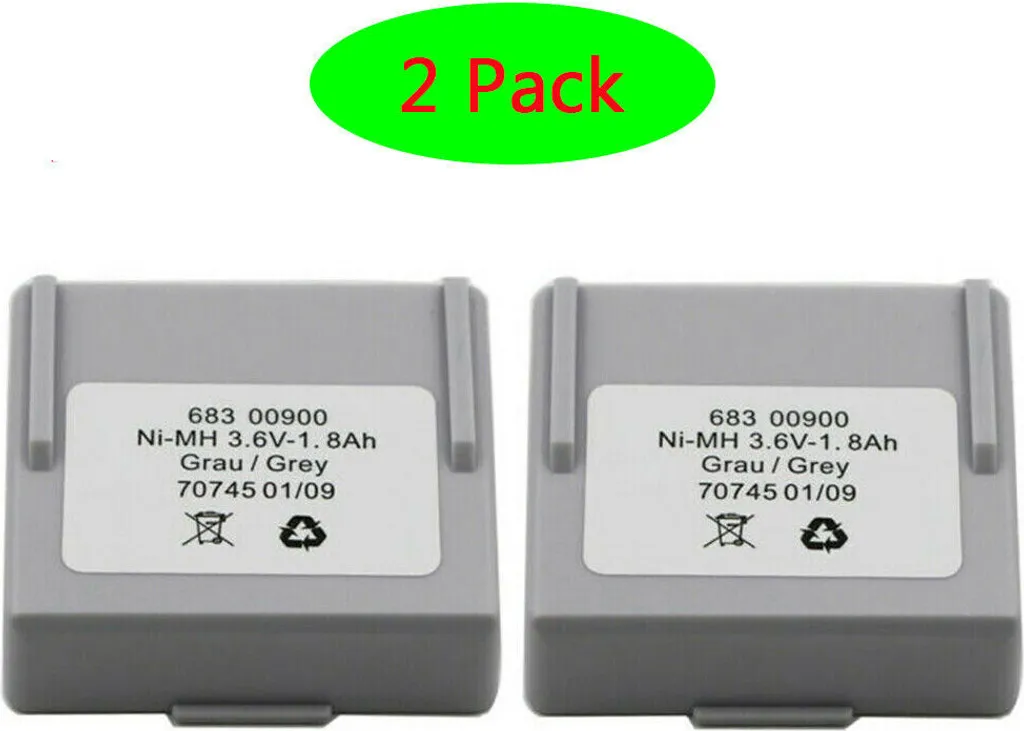 Batterie 68300900 pour Hetronic 3,6V 1800mAh : fin des pannes x2
