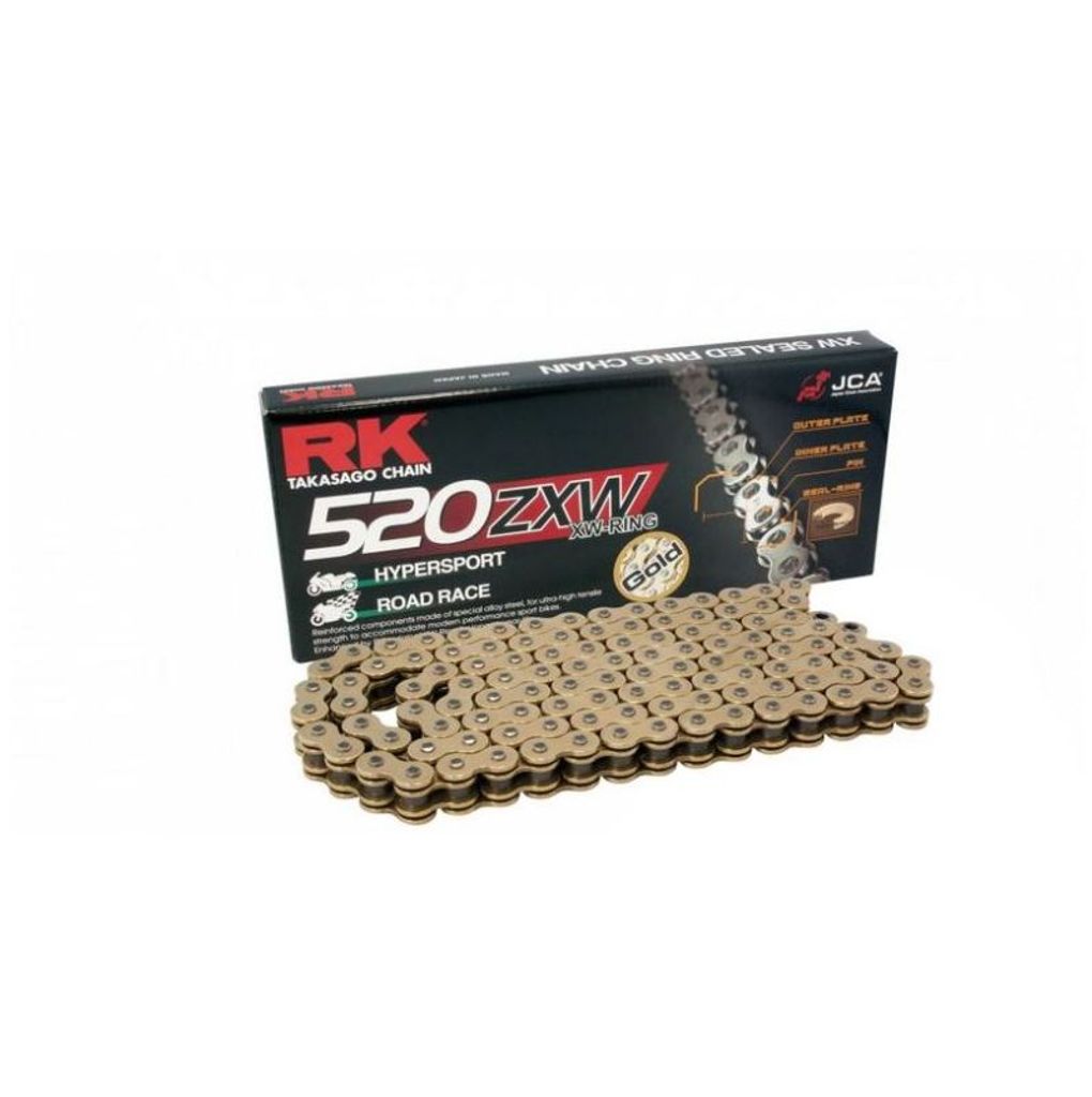 Rk Ketten 520 zxw 114 n Gold Gold offen