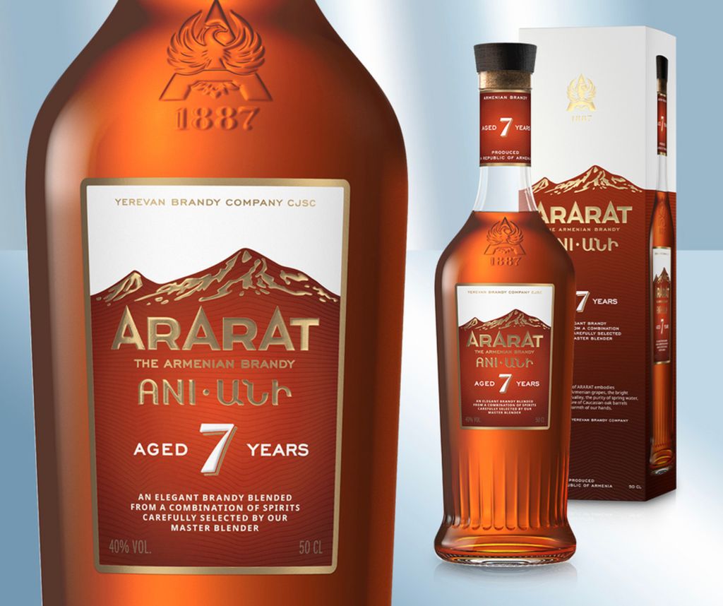 Armenischer Brandy "ArArAt-ANI" 7 Jahre, 40%, 500ml Produktbild 