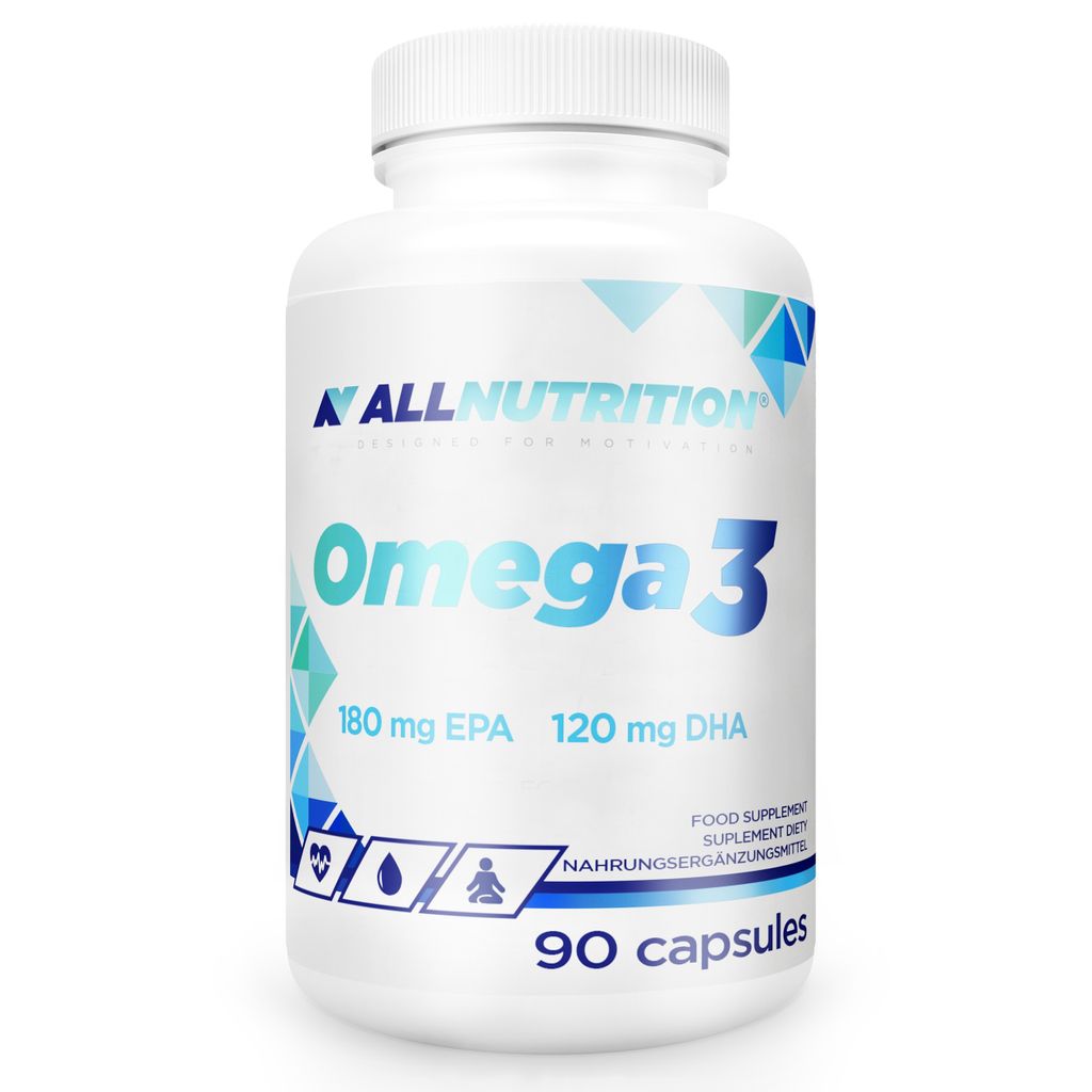 Allnutrition Omega 3 Nahrungsergänzungsmittel, 90 Kapseln - Produktbild 