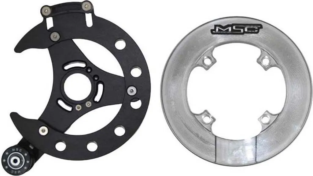 Guide-chaîne MSC In Composite Noir Argent : Fini les Sauts de Chaîne VTT