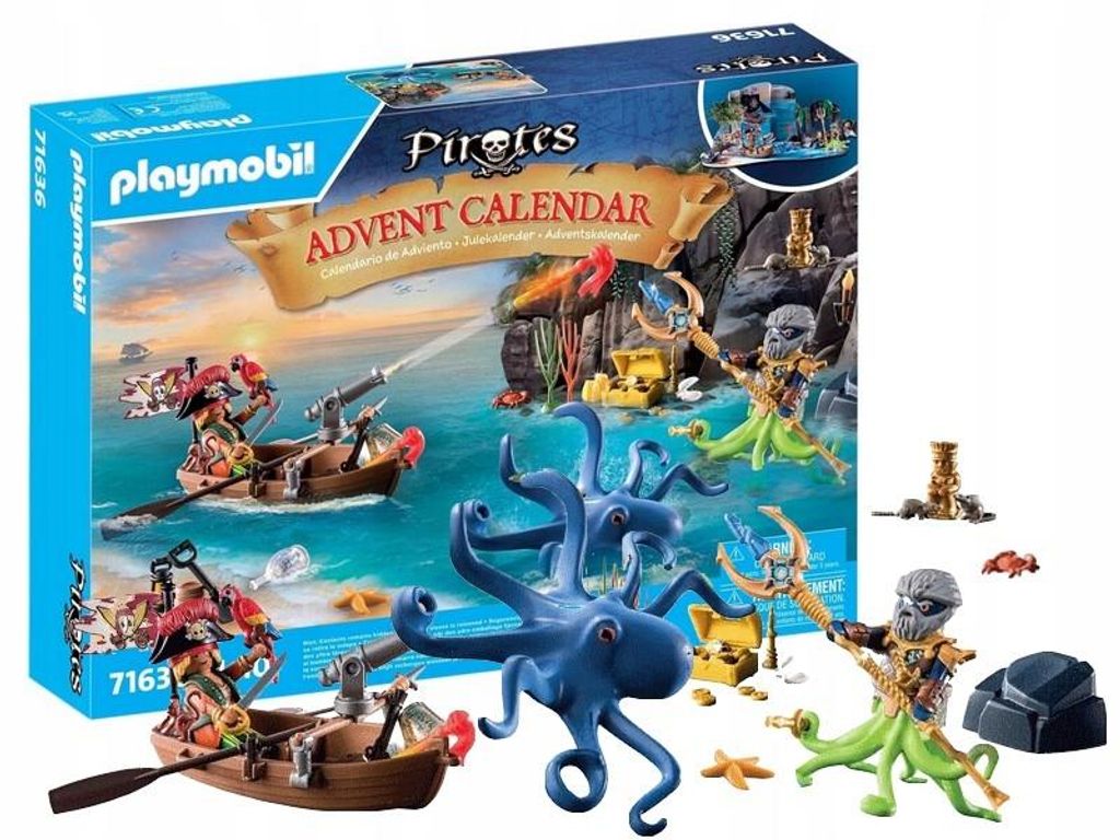 Calendario dell'Avvento PLAYMOBIL® 71636 - Pirati - Immagine del prodotto 
