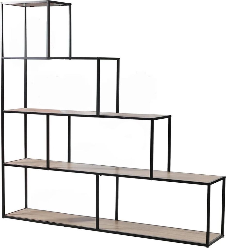 CALICOSY -  Bücherregal im Treppen-Design - L160 x H157 cm Produktbild 