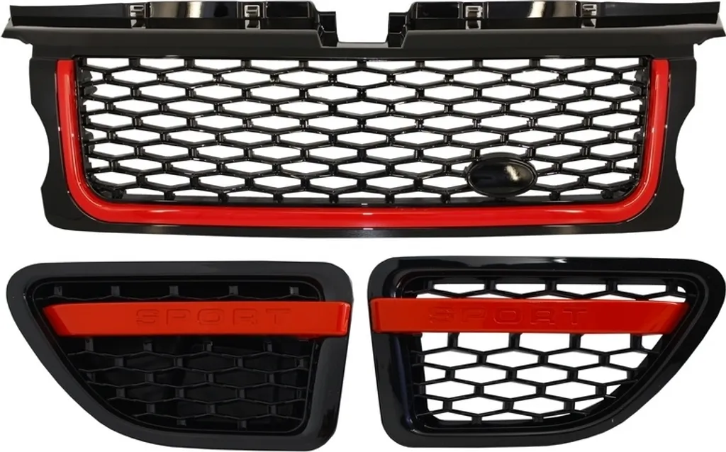Grille Calandre Centrale L320 Noire Rouge : Réparez et Sublimez le SUV