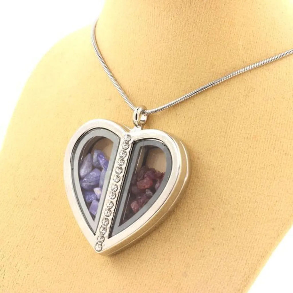Collier en tanzanite et rubis brut véritable - Bijou artisanal unique