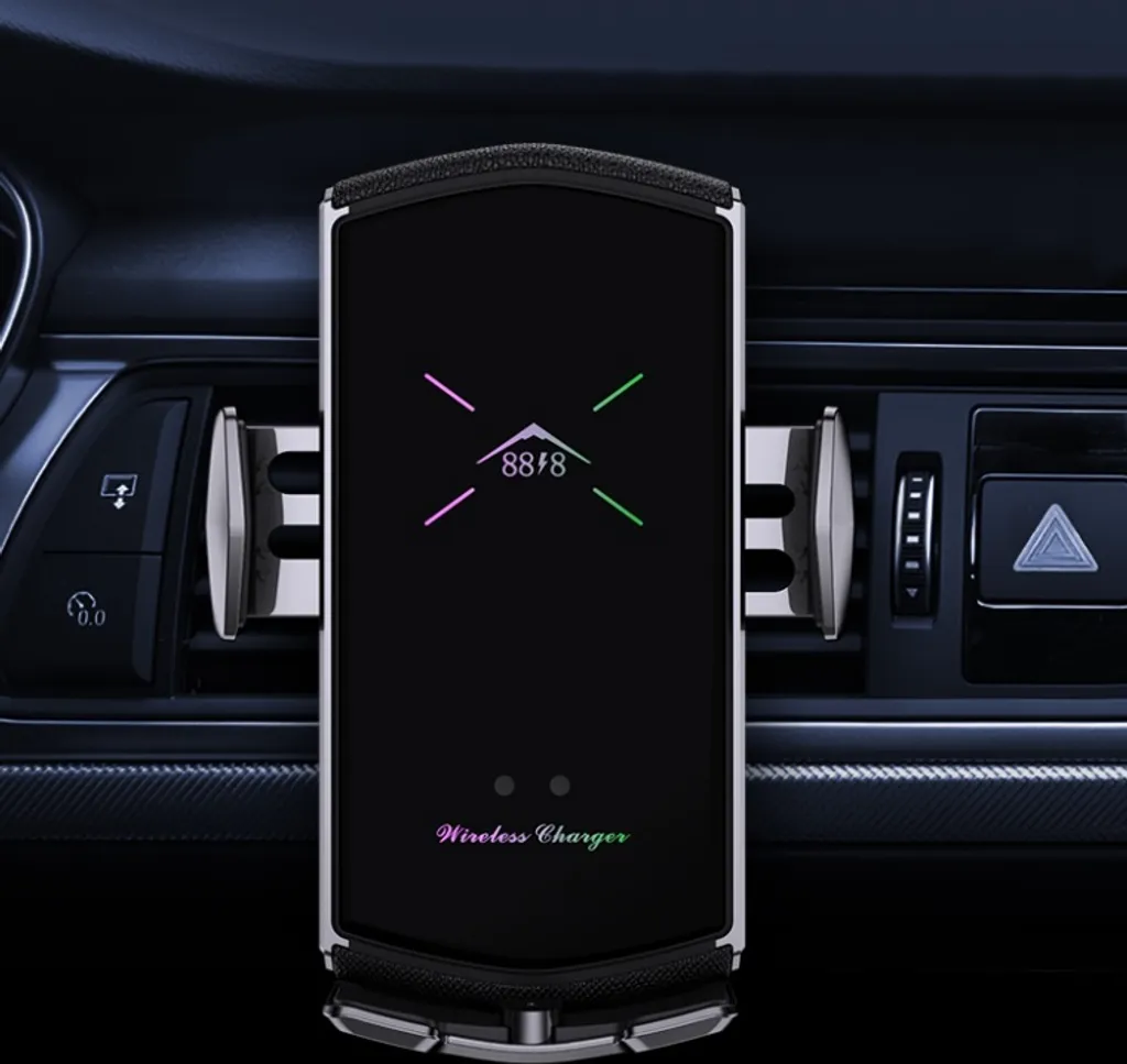 Supporto Auto Magnetico E6: Ricarica Wireless Veloce e Sicura 15W - 1