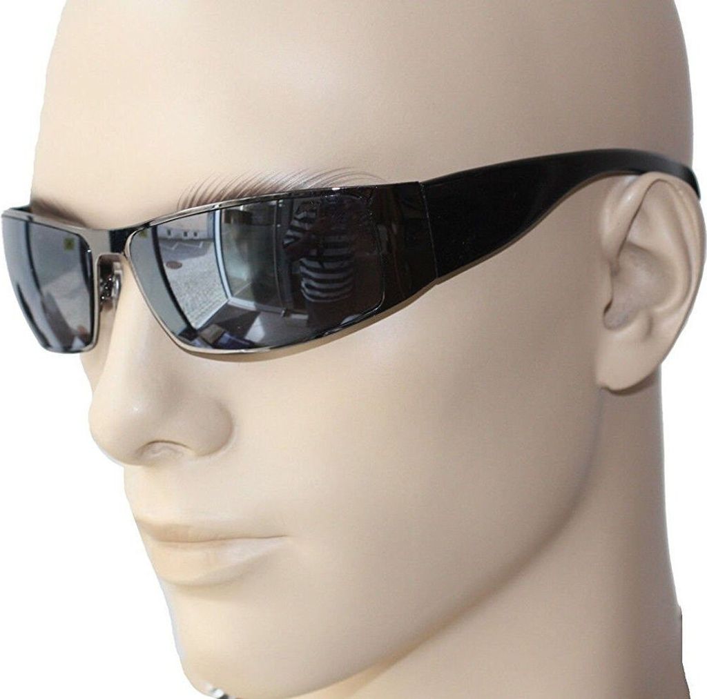 Coole Herren Sonnenbrille Designer Matrix Sport Motorrad Biker Rad Brille A30000 Farben Schwarz
