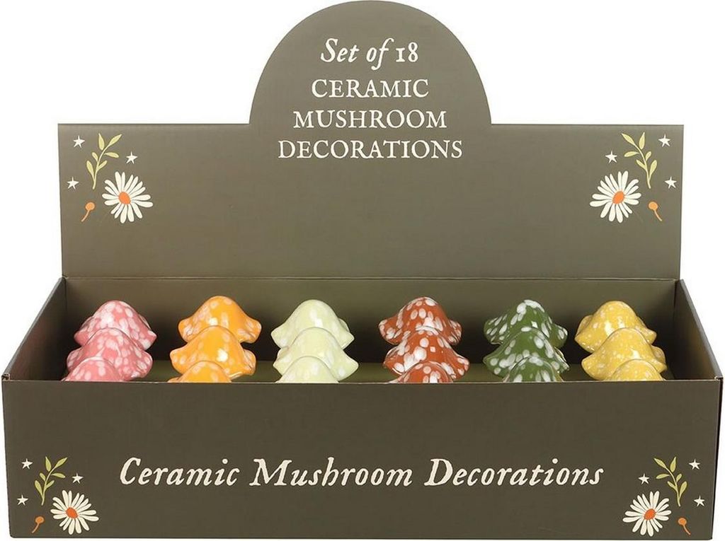 Something Different - Pilz Dekoration (18er-Pack) SD10360 (Einheitsgröße) (Bunt)