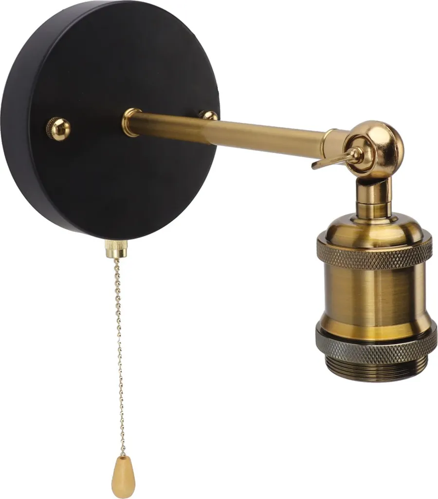 Applique Vintage Or Orientable avec Interrupteur Manuel pour Intérieur - 6