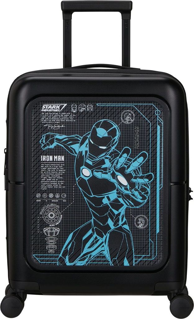 American Tourister Trolley Dashpop Disney Marvel Spinner 55 / 20 EXP TSA Iron Man schwarz