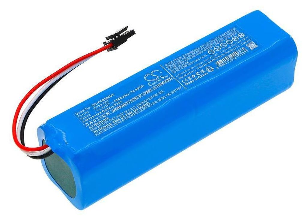 Akku für Tesla Robostar iQ500, Robostar iQ600, 5200 mAh, Li-Ion