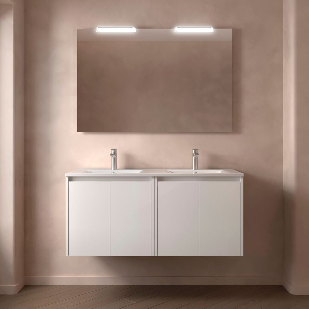 Noja Komplett-Set 1200 4 Türen White Gloss