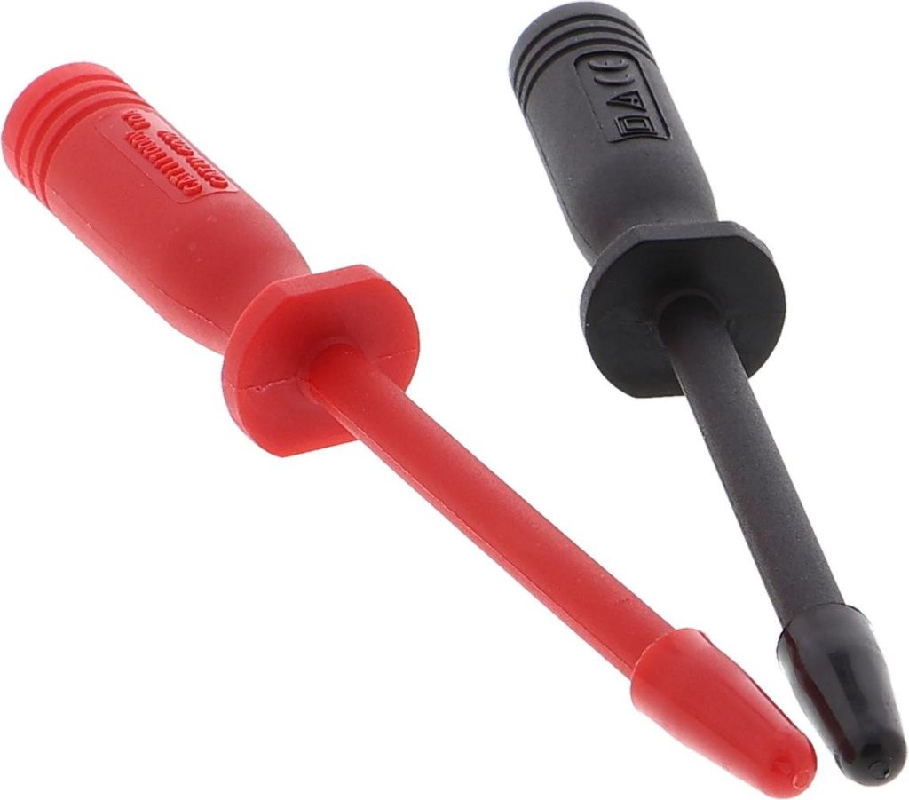 Prüfspitzen (2x) - mit 4mm Anschluss für Sicherheitsmessleitung