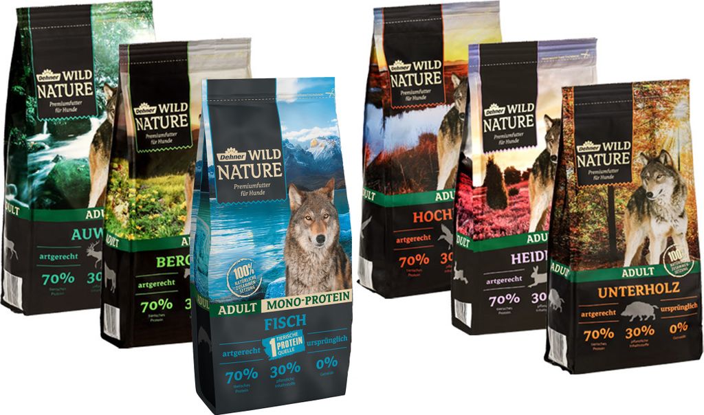 Dehner Wild Nature Hundefutter Probier-Set, Trockenfutter Produktbild 