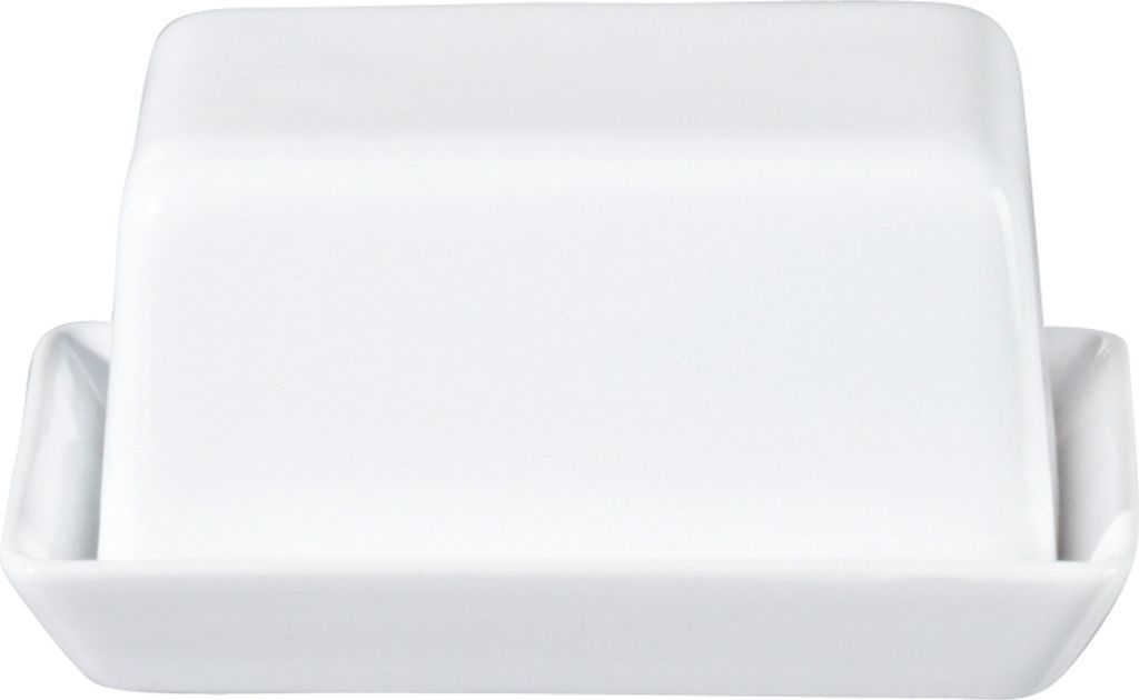 ASA Selection Grande Butterdose, Butter Dose, Spülmaschinengeeignet, Keramik, Weiß, B 8.5 cm, 5108147