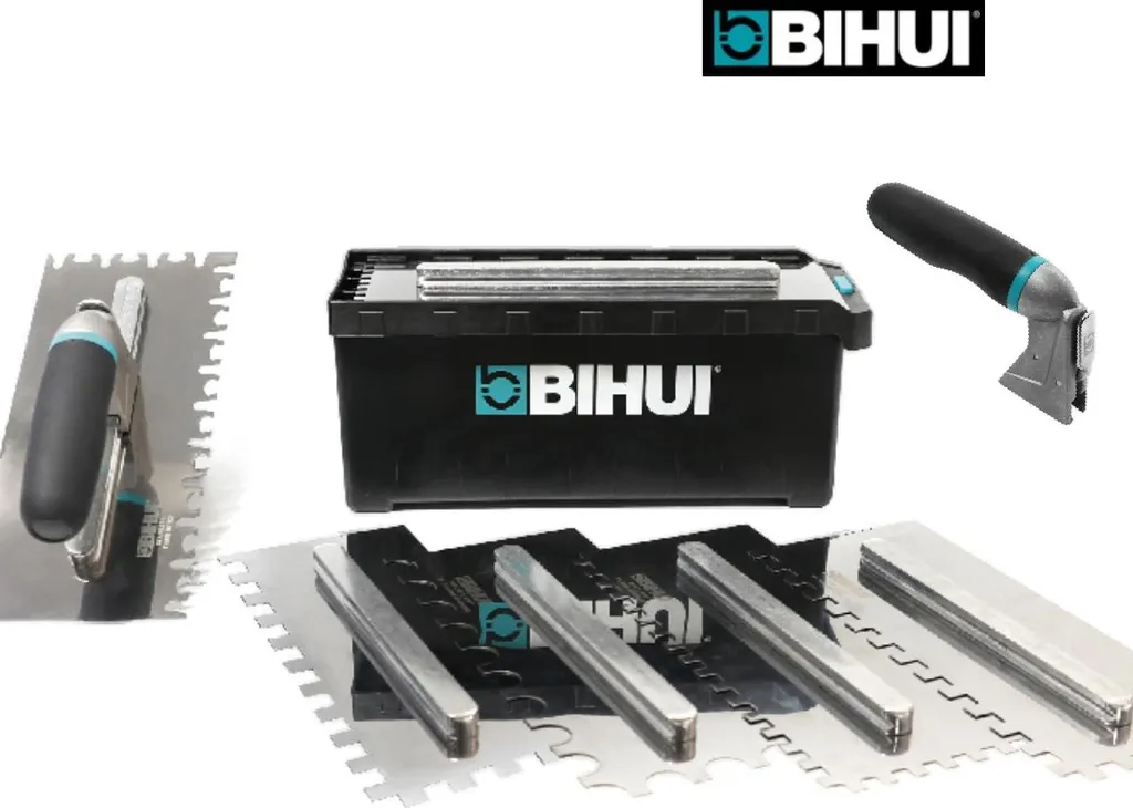 Kit peignes à colle carrelage BIHUI 8 pièces avec mallette de transport